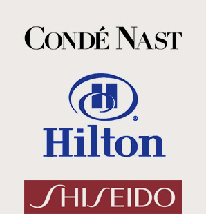 Clients: Hilton Hotels - Conde Nast - Shiseido